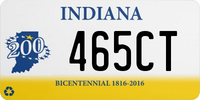 IN license plate 465CT