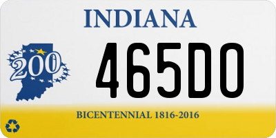 IN license plate 465DO