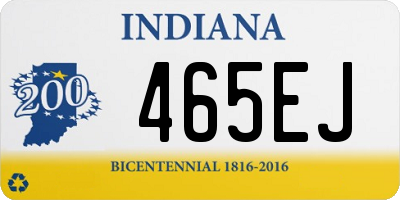 IN license plate 465EJ