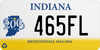 IN license plate 465FL