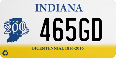 IN license plate 465GD