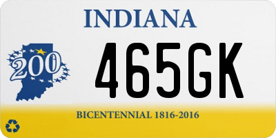 IN license plate 465GK