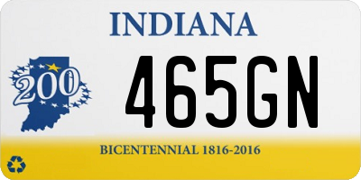 IN license plate 465GN