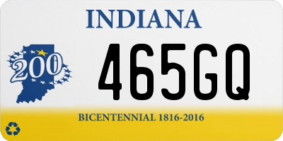 IN license plate 465GQ