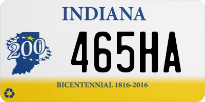 IN license plate 465HA