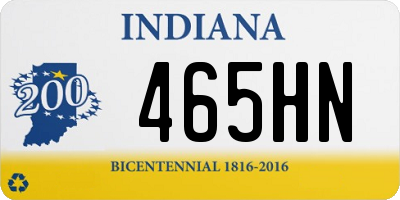 IN license plate 465HN