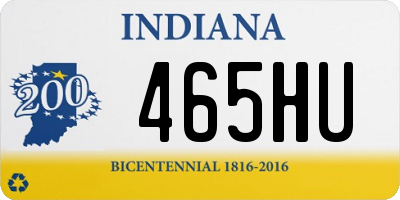 IN license plate 465HU