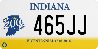 IN license plate 465JJ