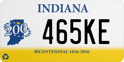 IN license plate 465KE