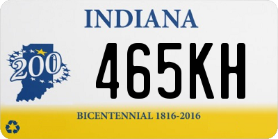 IN license plate 465KH