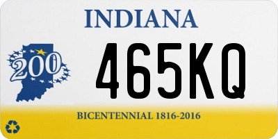 IN license plate 465KQ