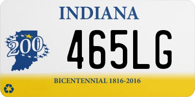 IN license plate 465LG