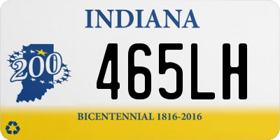 IN license plate 465LH