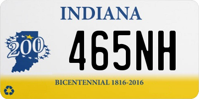 IN license plate 465NH