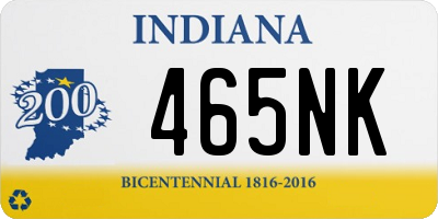 IN license plate 465NK