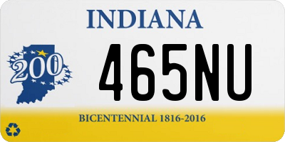 IN license plate 465NU