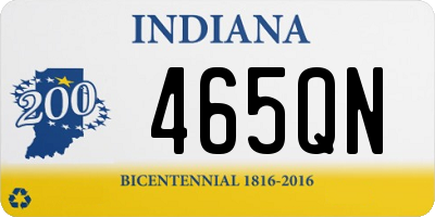 IN license plate 465QN