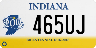 IN license plate 465UJ