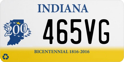 IN license plate 465VG