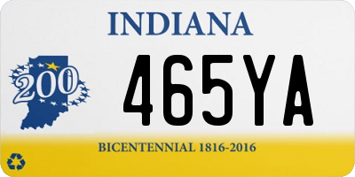 IN license plate 465YA