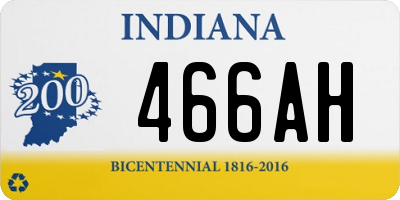 IN license plate 466AH