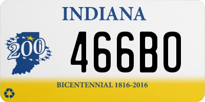 IN license plate 466BO