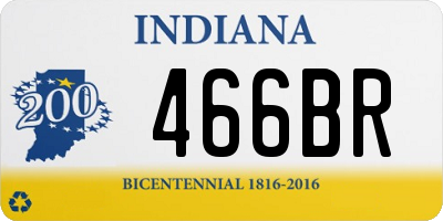 IN license plate 466BR