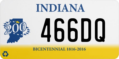 IN license plate 466DQ