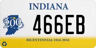 IN license plate 466EB