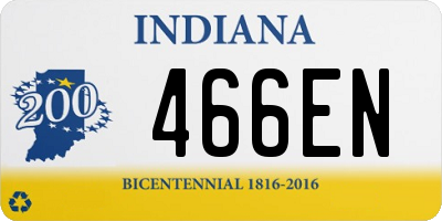 IN license plate 466EN