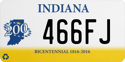 IN license plate 466FJ