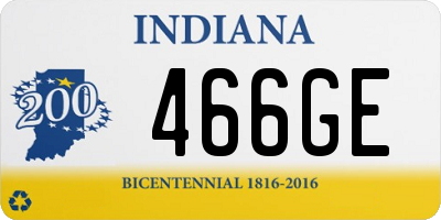 IN license plate 466GE