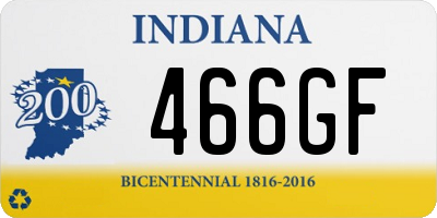 IN license plate 466GF