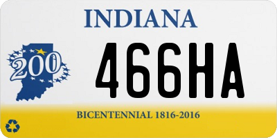 IN license plate 466HA