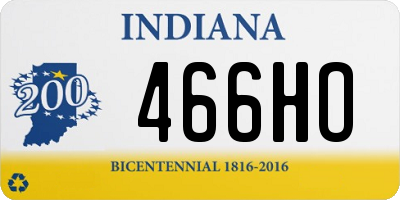 IN license plate 466HO