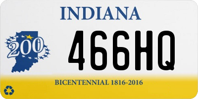 IN license plate 466HQ