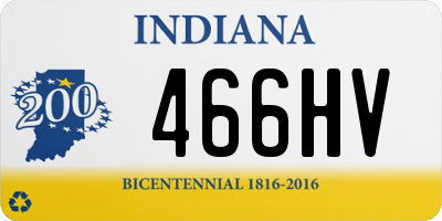 IN license plate 466HV