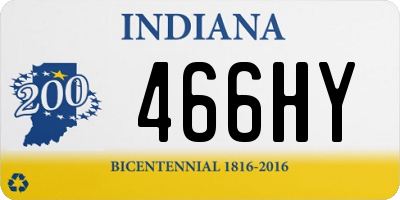 IN license plate 466HY