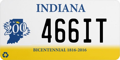 IN license plate 466IT