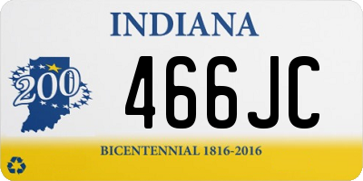 IN license plate 466JC