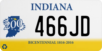 IN license plate 466JD