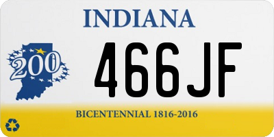 IN license plate 466JF