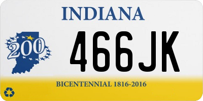 IN license plate 466JK