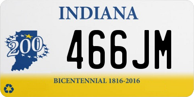 IN license plate 466JM