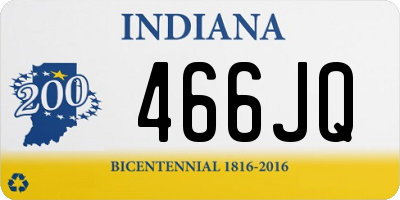 IN license plate 466JQ
