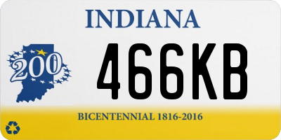 IN license plate 466KB