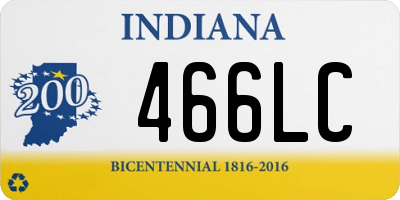 IN license plate 466LC