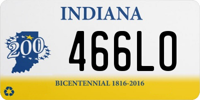 IN license plate 466LO