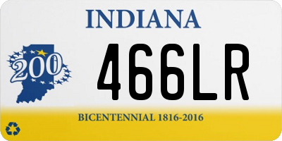 IN license plate 466LR