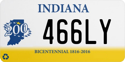 IN license plate 466LY